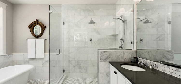 bathroom shower door installation in Grover Beach